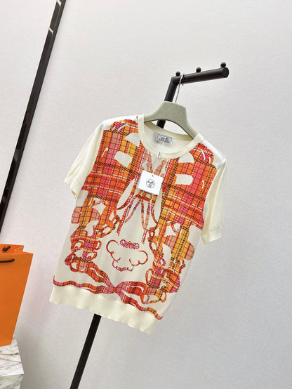 26ss Printed Knit T-shirt