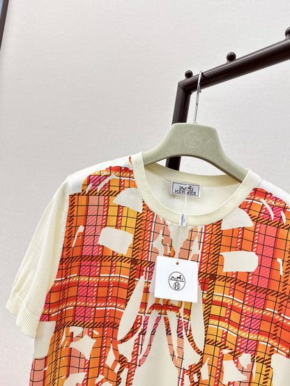 26ss Printed Knit T-shirt