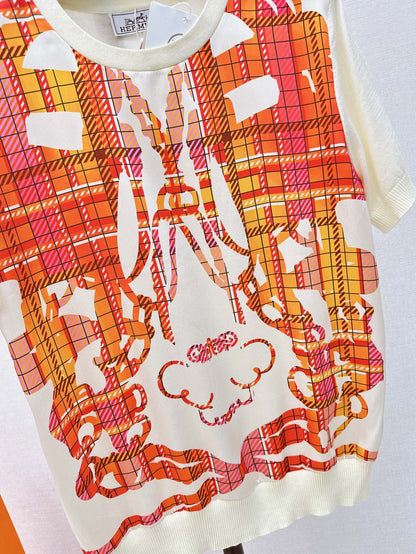26ss Printed Knit T-shirt