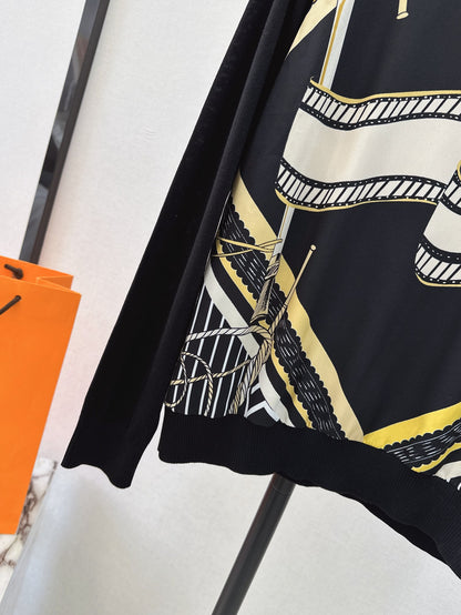 26ss Printed Pattern Knit Sweater