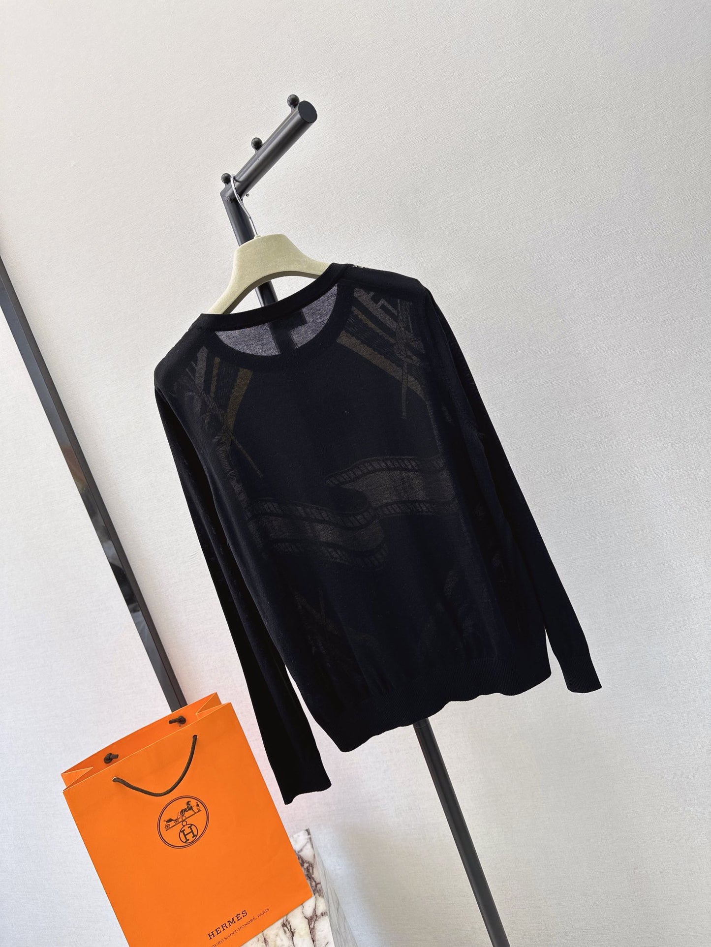 26ss Printed Pattern Knit Sweater