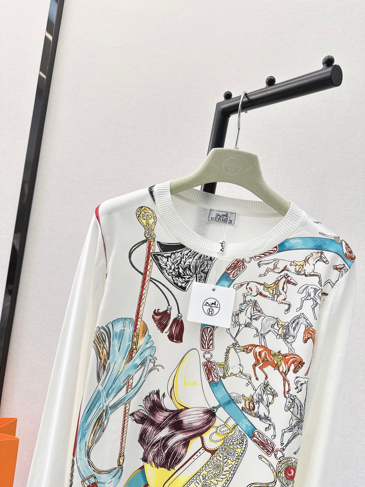 26ss Printed Pattern Knit Sweater