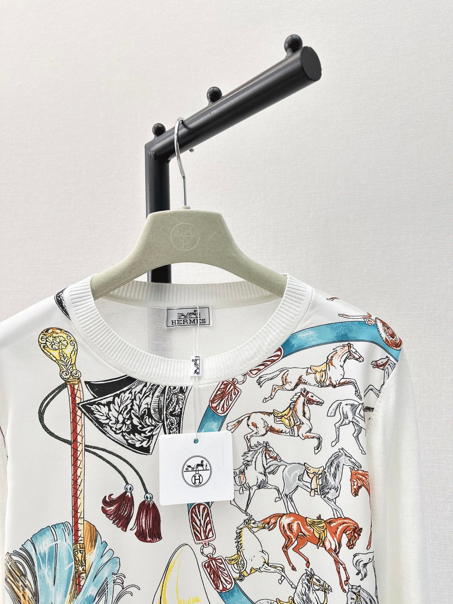 26ss Printed Pattern Knit Sweater