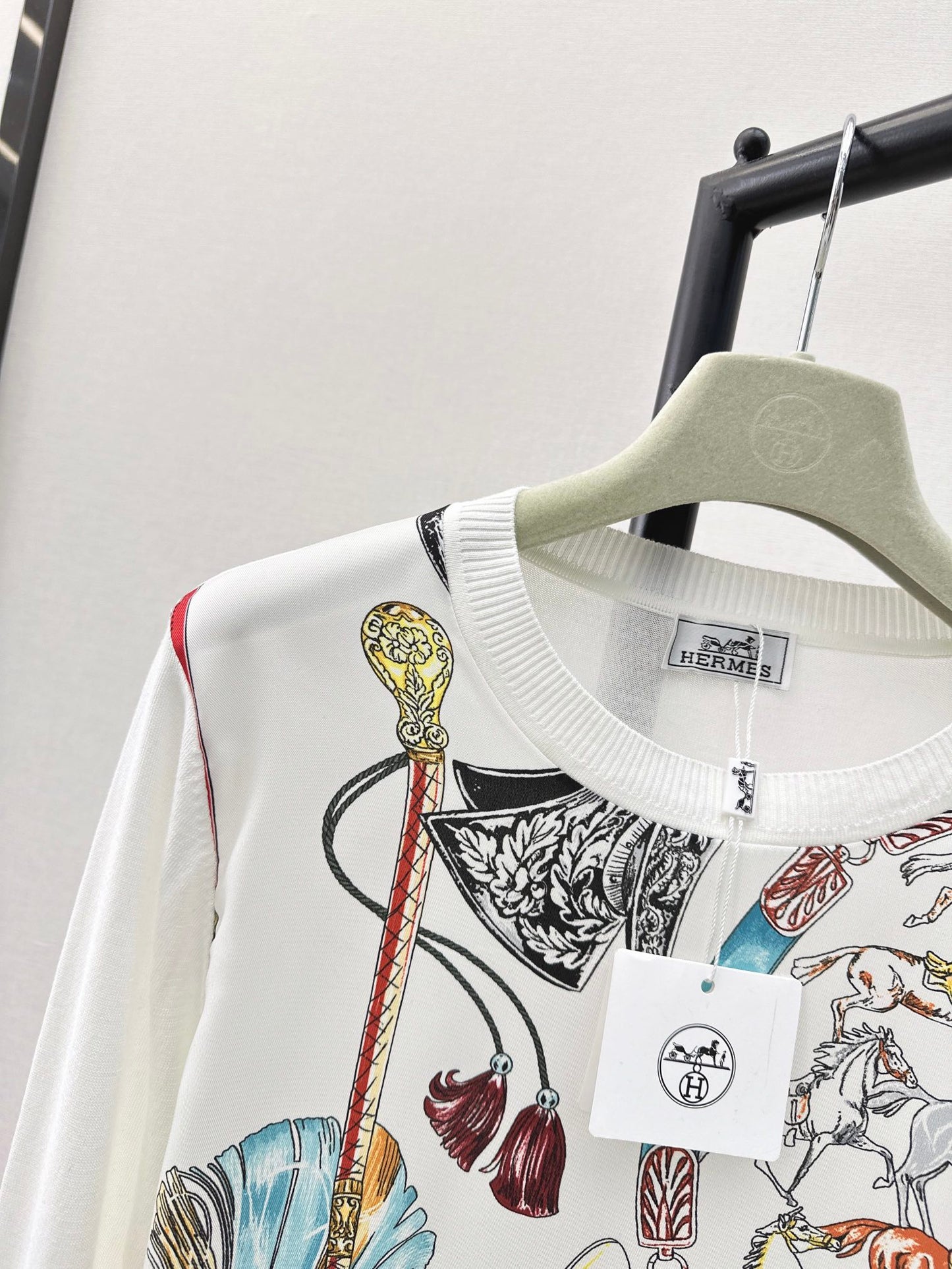 26ss Printed Pattern Knit Sweater