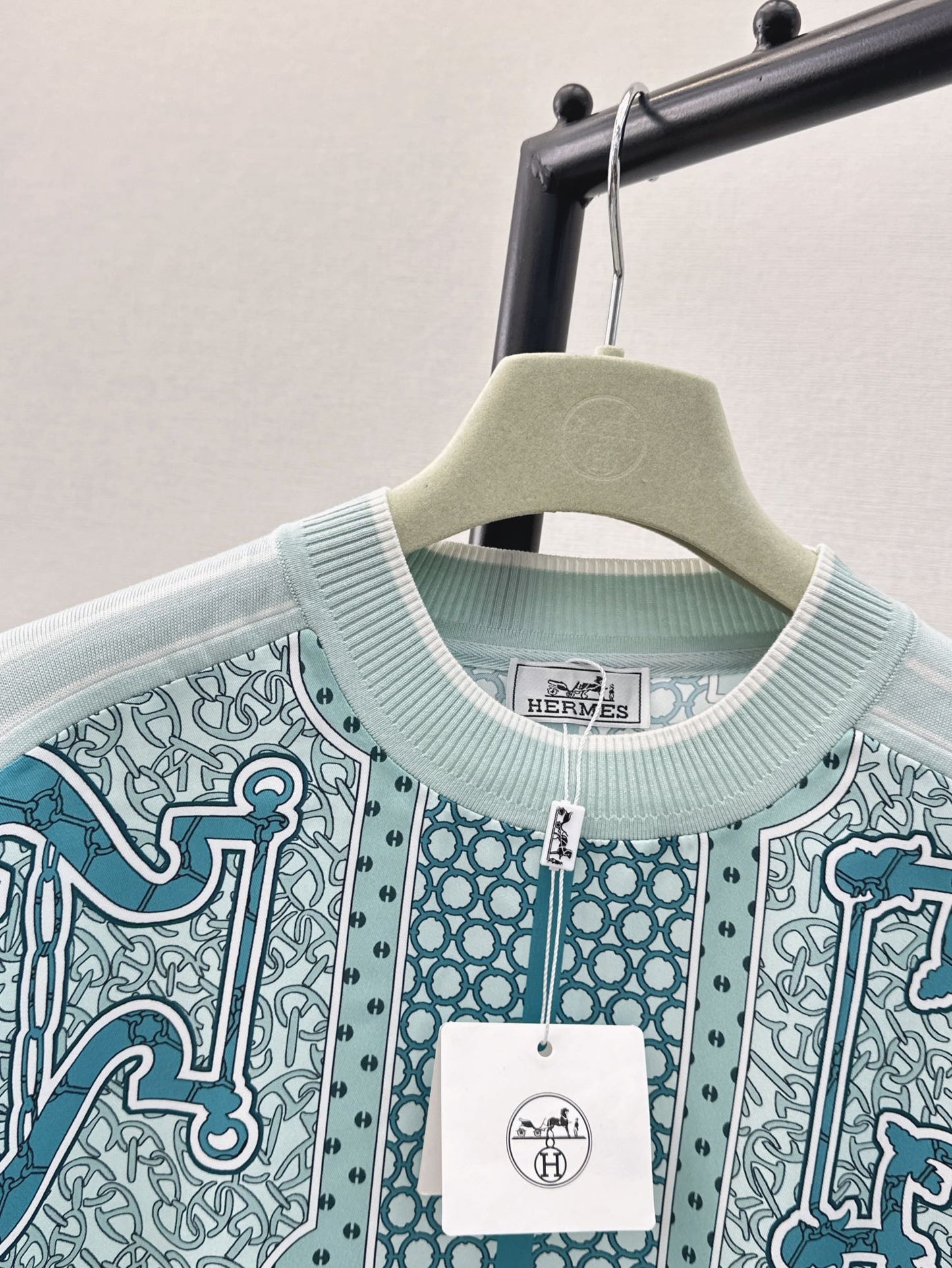 26ss Printed Pattern Knit Sweater