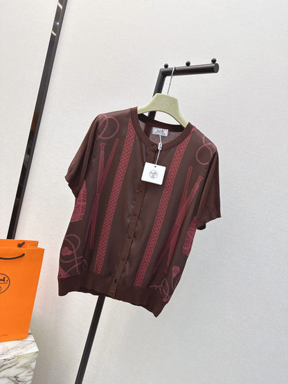 26ss Printed Knit T-shirt