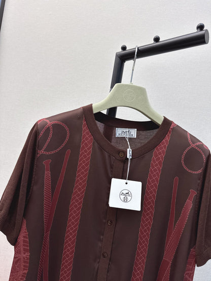 26ss Printed Knit T-shirt