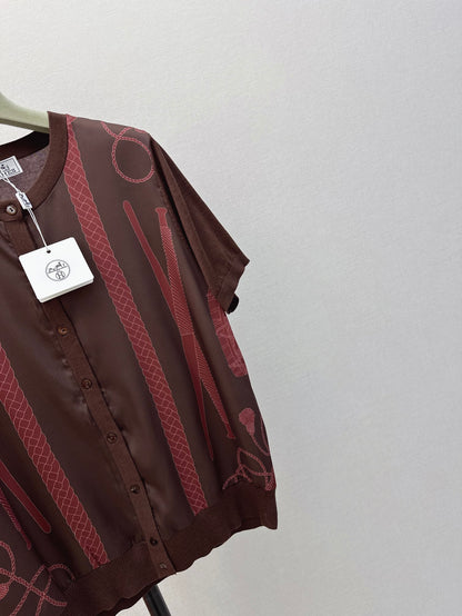 26ss Printed Knit T-shirt