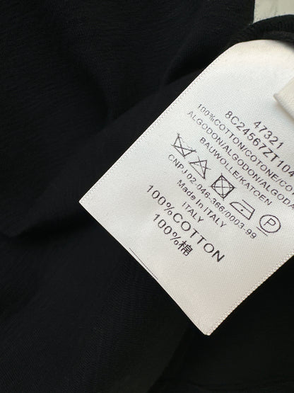 26ss Hardware-decorated U-neck T-shirt
