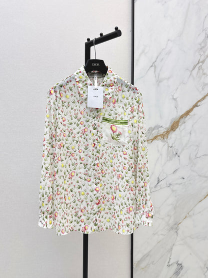 26ss Floral Pattern Shirt
