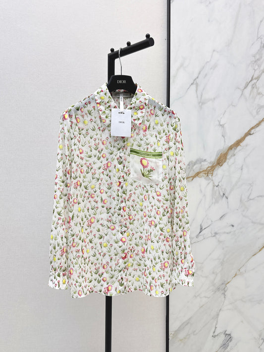 26ss Floral Pattern Shirt