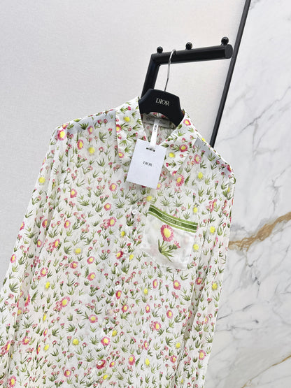 26ss Floral Pattern Shirt