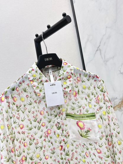 26ss Floral Pattern Shirt