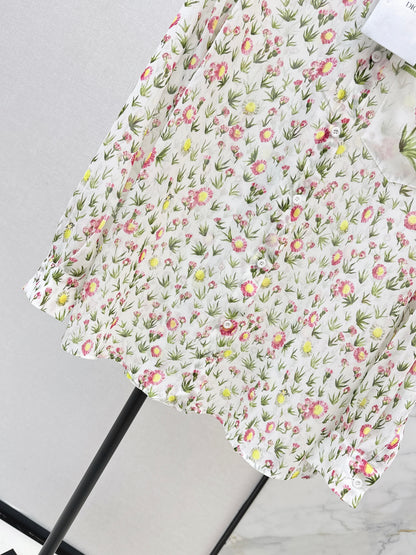 26ss Floral Pattern Shirt