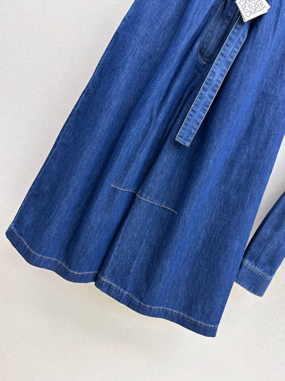 26ss Cropped jeans with visible stitching