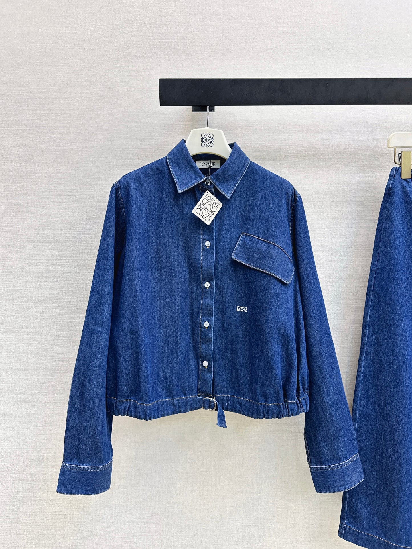 26ss Denim Shirt Collar Jacket