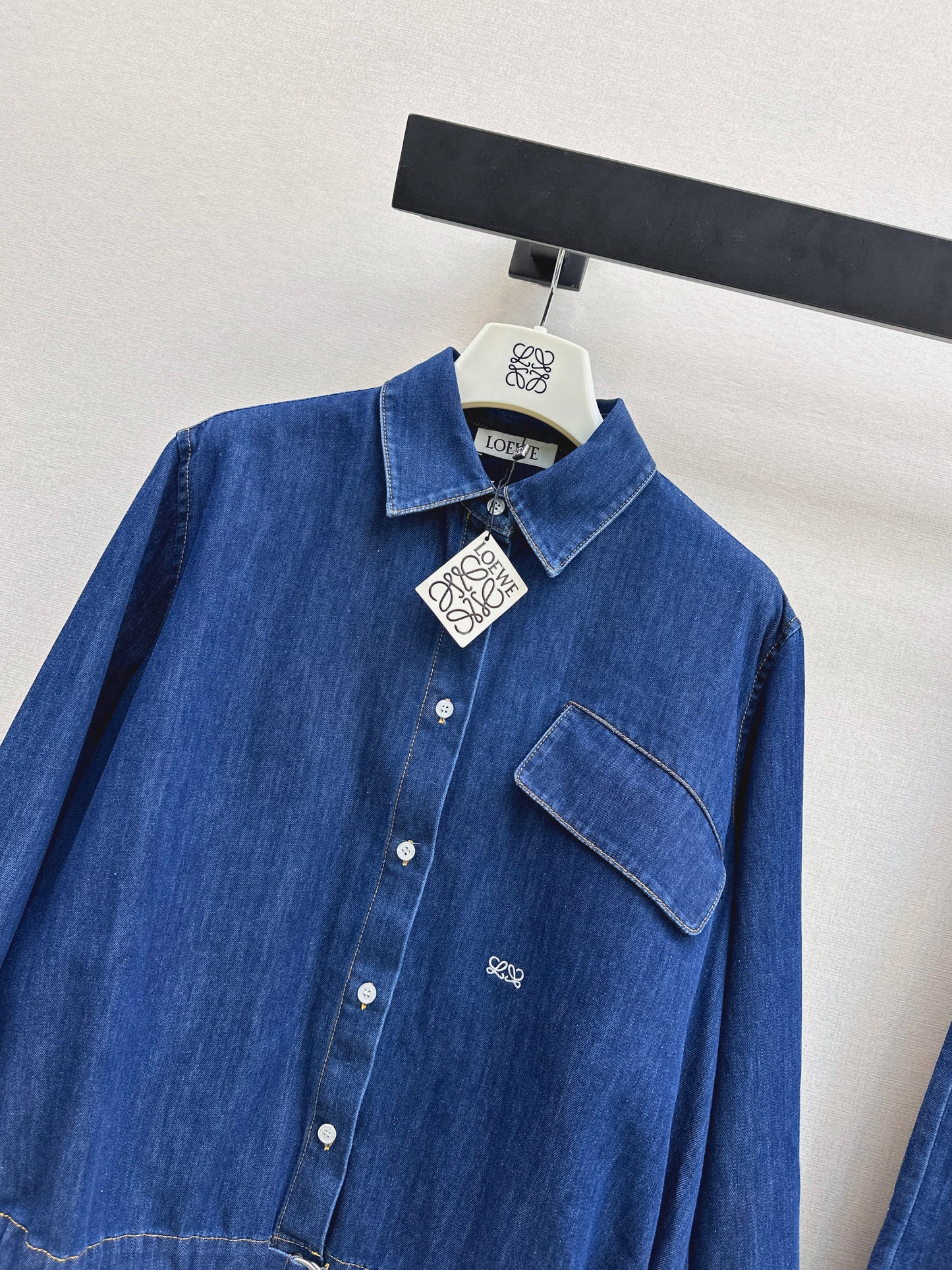 26ss Denim Shirt Collar Jacket
