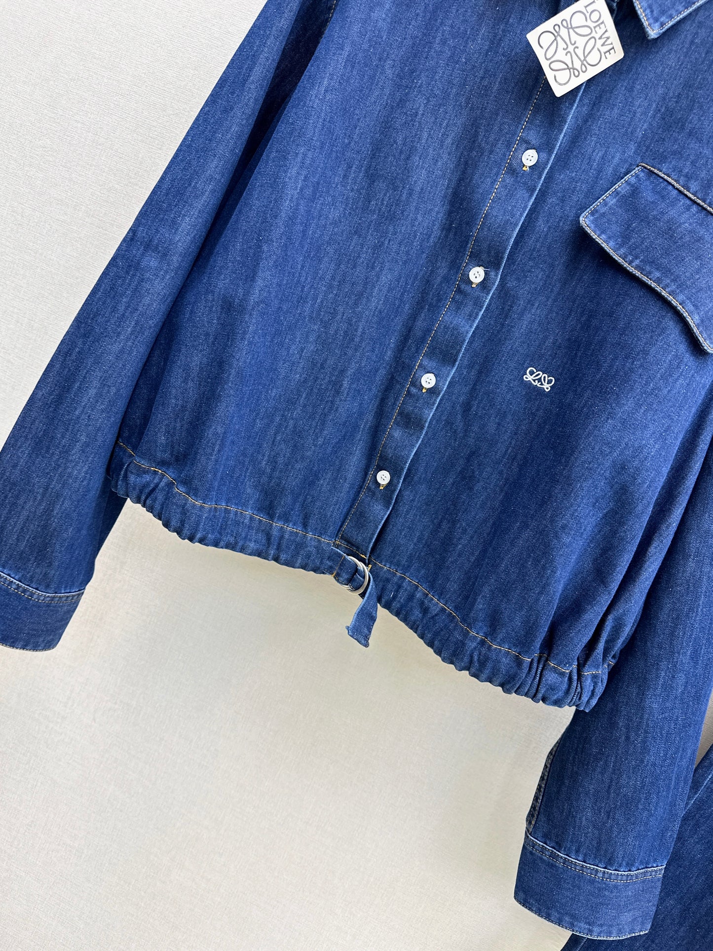 26ss Denim Shirt Collar Jacket