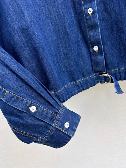 26ss Denim Shirt Collar Jacket