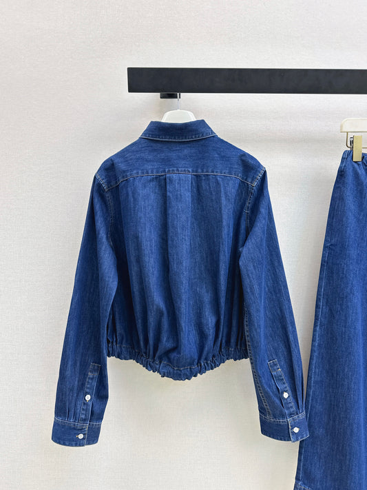 26ss Denim Shirt Collar Jacket