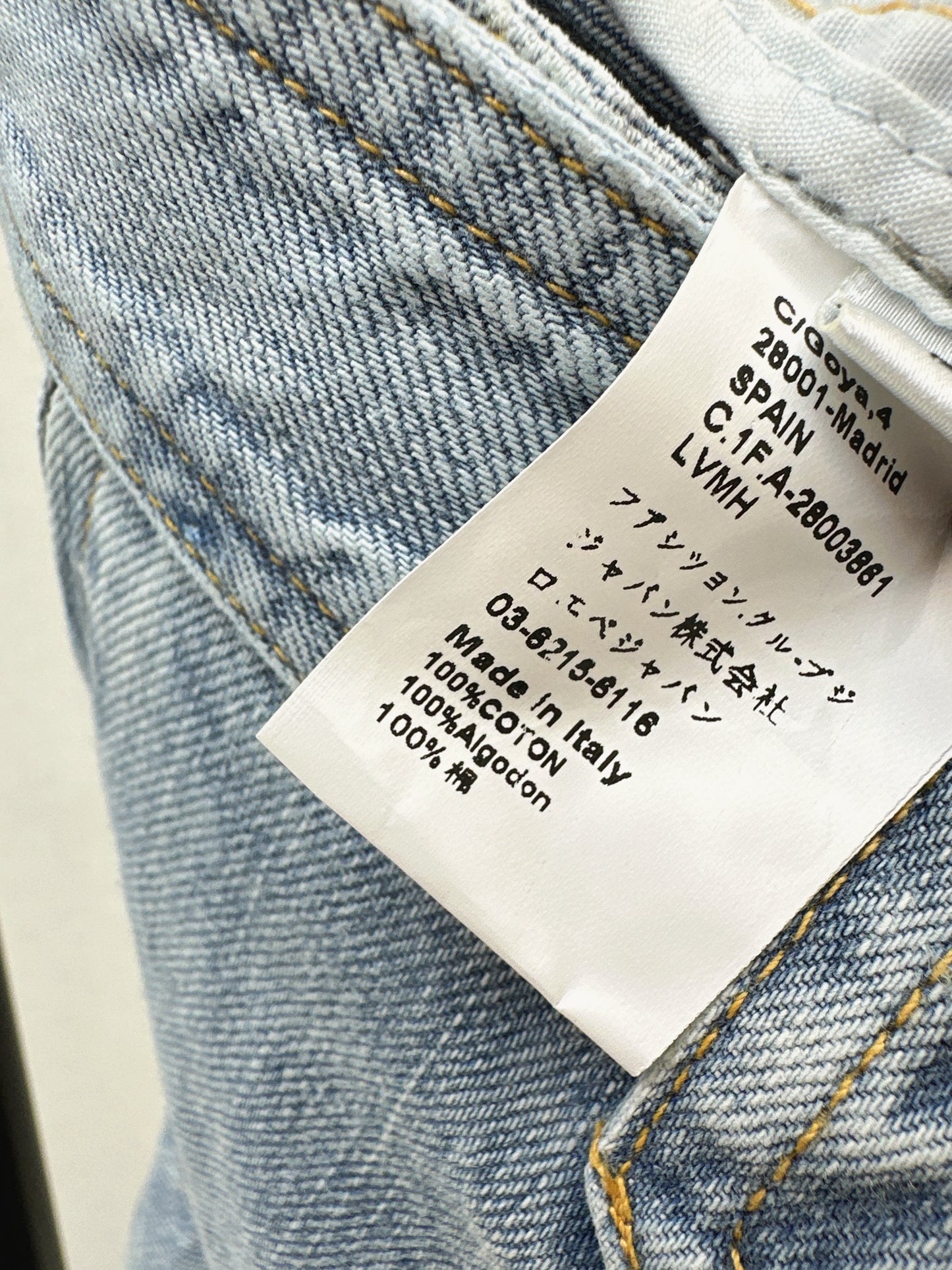 26ss Workwear-style denim maxi skirt