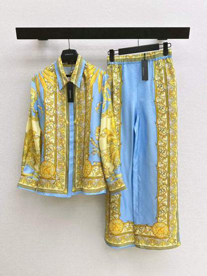 26ss Printed Silk Shirt