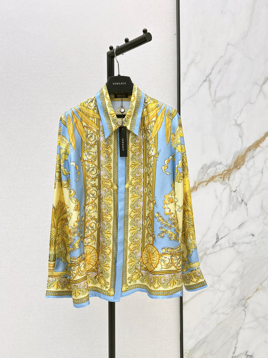 26ss Printed Silk Shirt