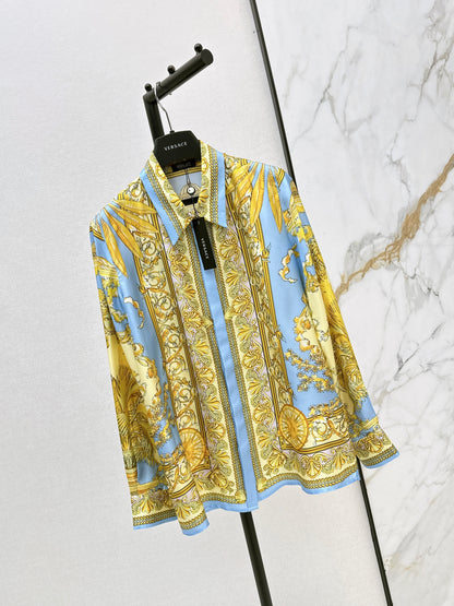 26ss Printed Silk Shirt