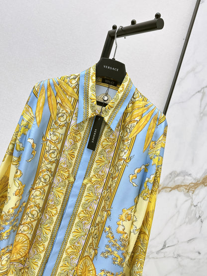 26ss Printed Silk Shirt