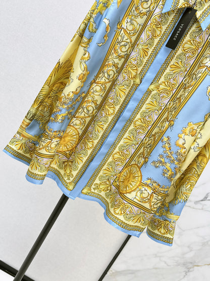 26ss Printed Silk Shirt