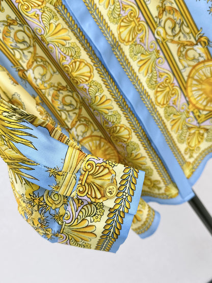 26ss Printed Silk Shirt