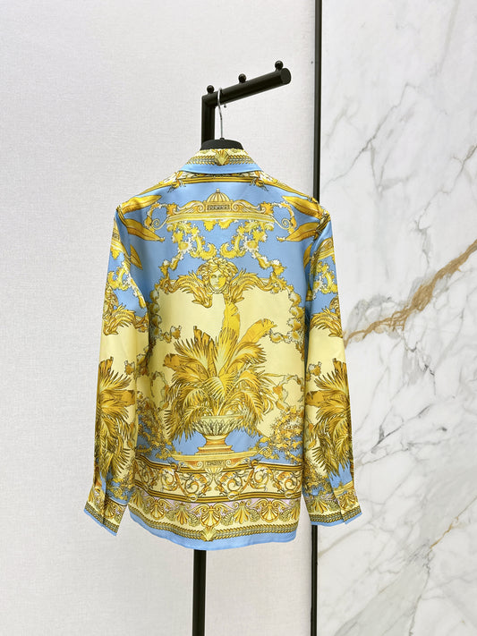 26ss Printed Silk Shirt