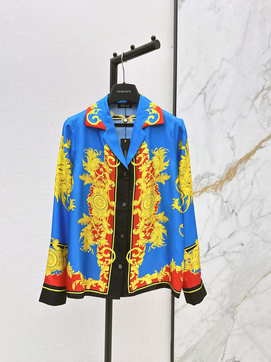 26ss Printed Silk Shirt