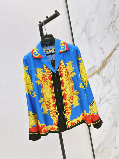 26ss Printed Silk Shirt