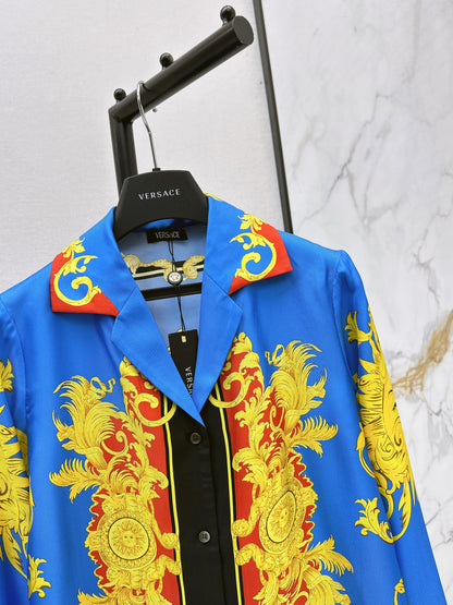 26ss Printed Silk Shirt