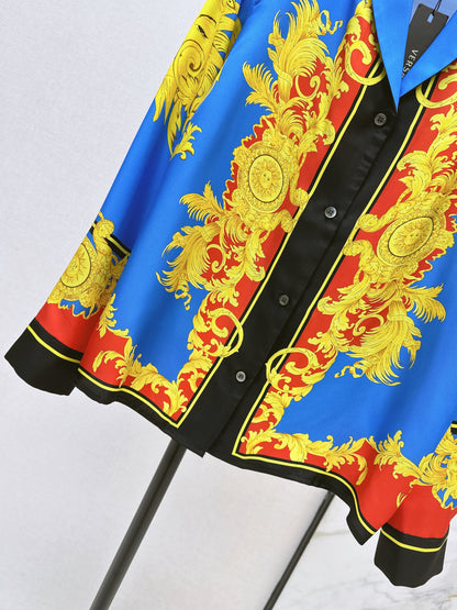 26ss Printed Silk Shirt