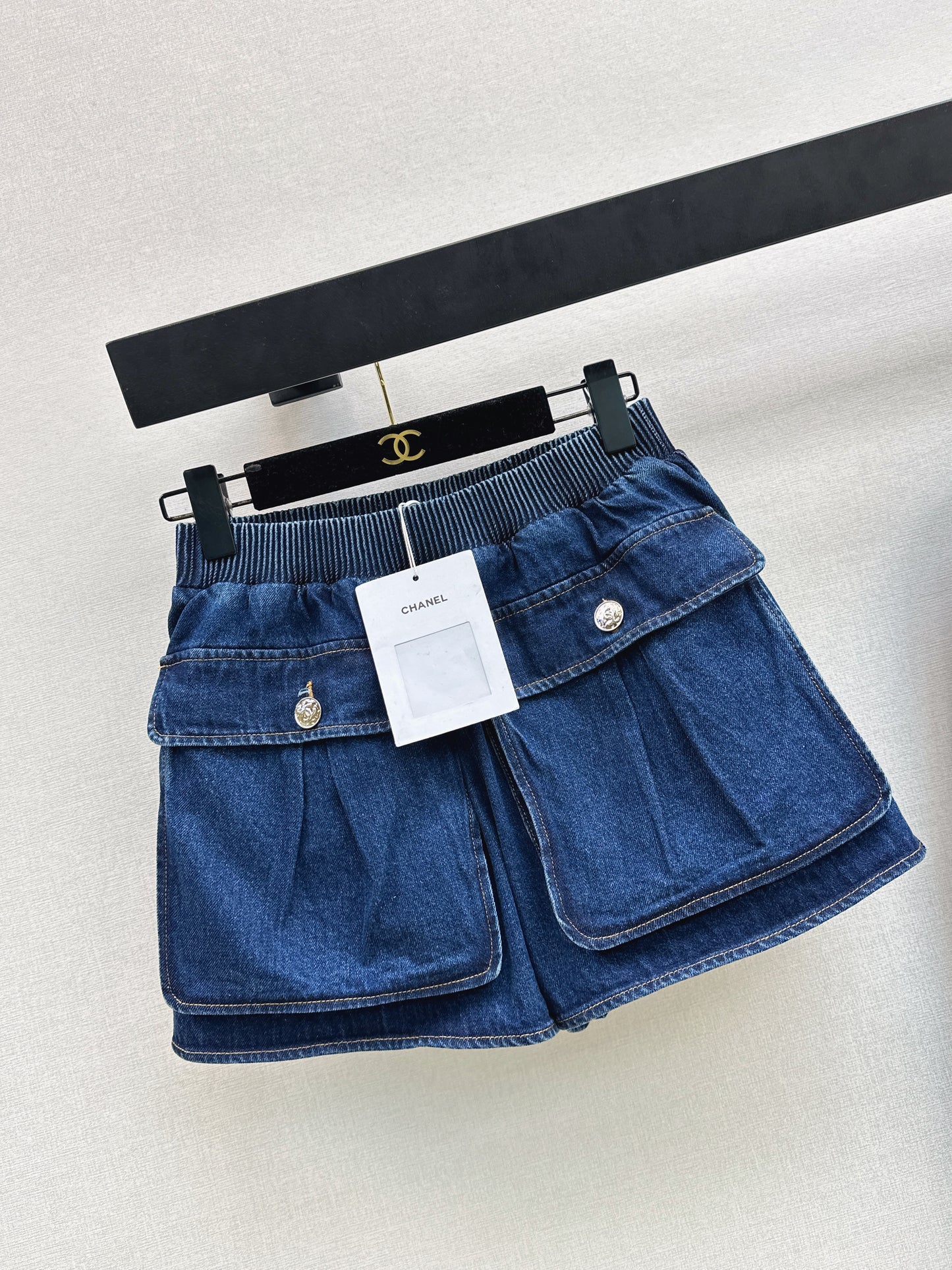 26ss Large Pocket Denim Skirt