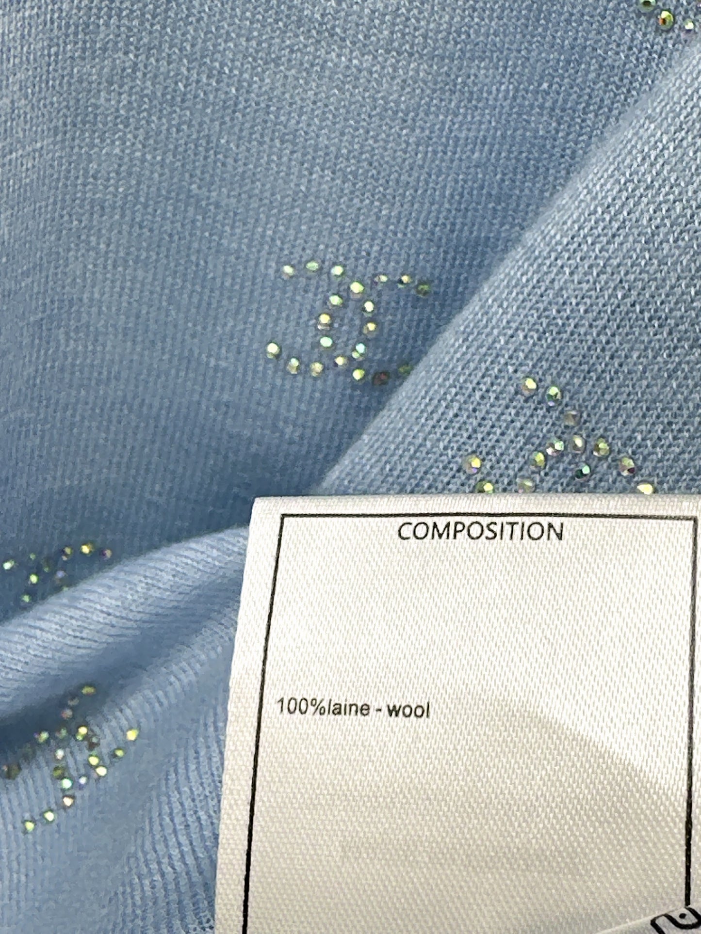 26ss Rhinestone-set Knit T-shirt