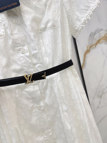 26ss Jacquard Long Dress