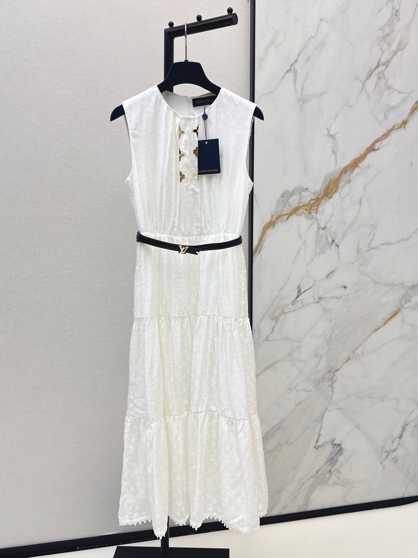 26ss Jacquard Sleeveless Dress