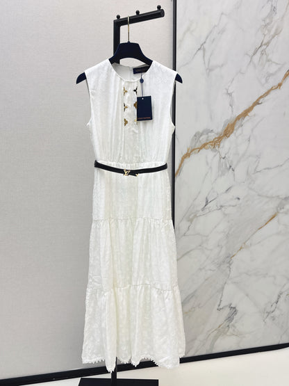 26ss Jacquard Sleeveless Dress