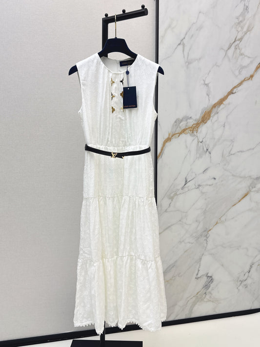26ss Jacquard Sleeveless Dress