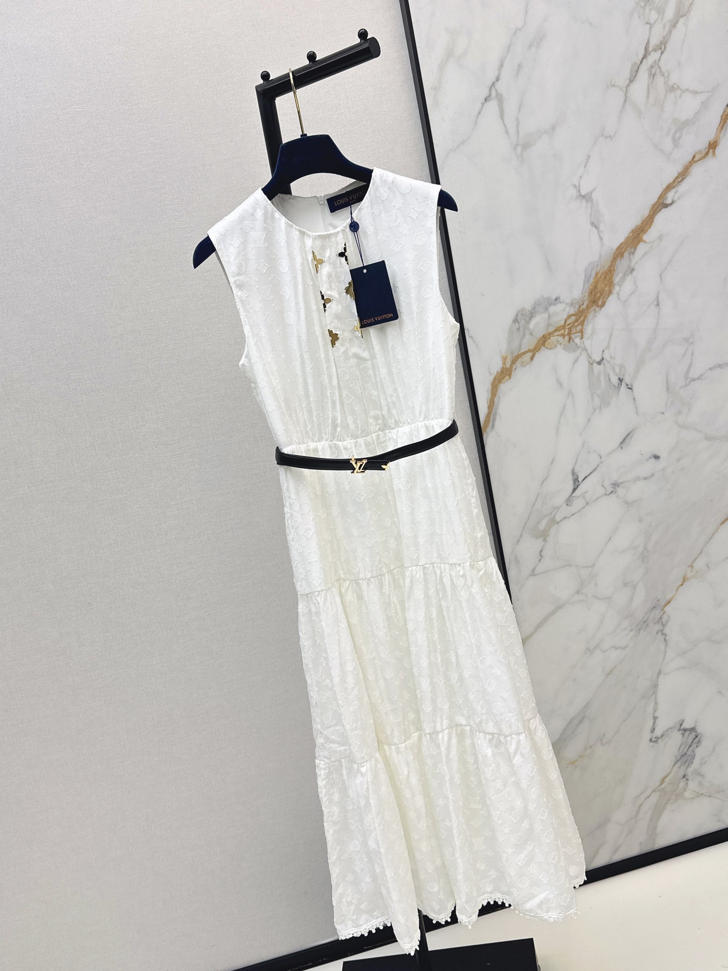 26ss Jacquard Sleeveless Dress