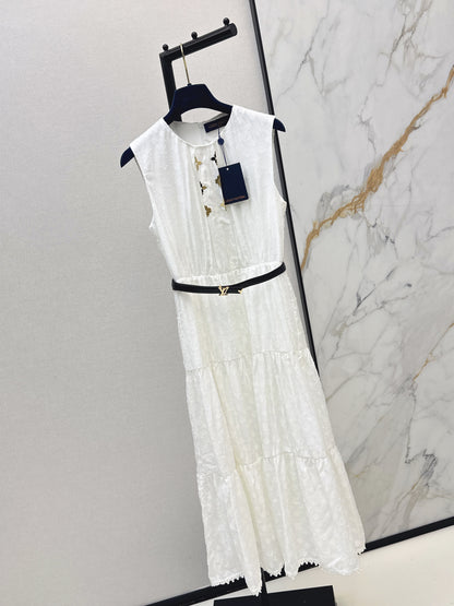 26ss Jacquard Sleeveless Dress