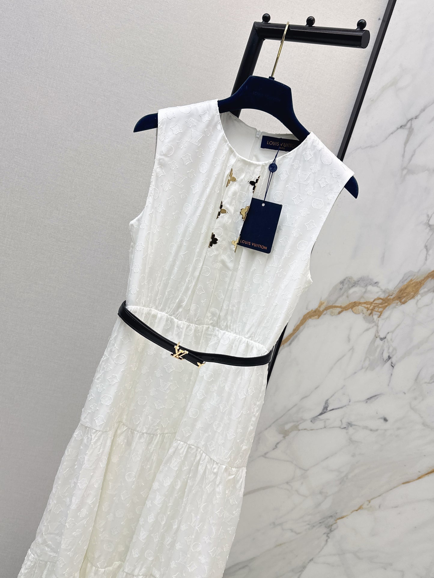 26ss Jacquard Sleeveless Dress