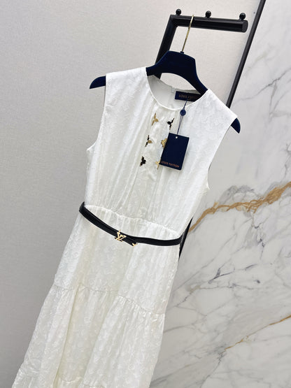 26ss Jacquard Sleeveless Dress