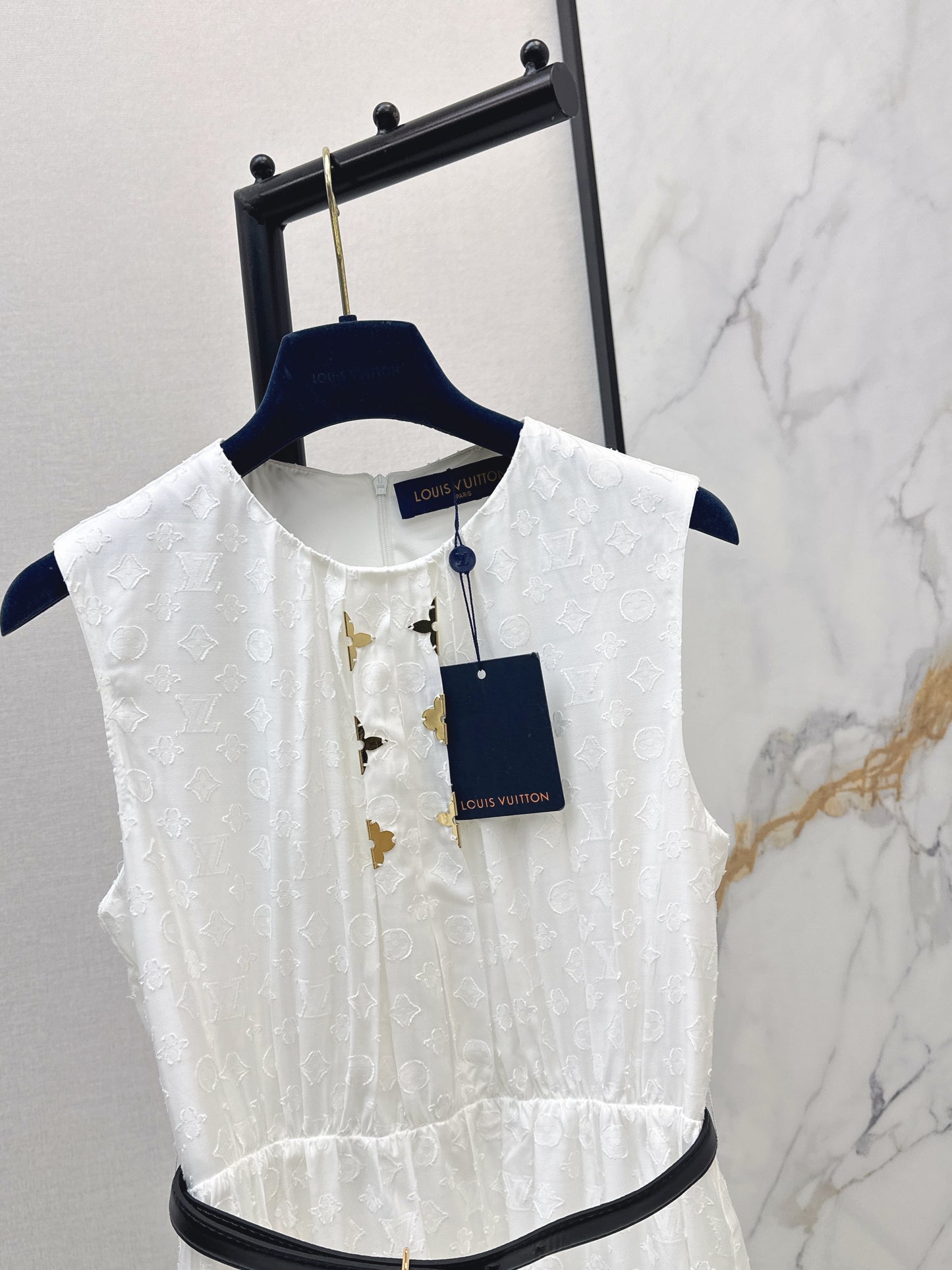 26ss Jacquard Sleeveless Dress