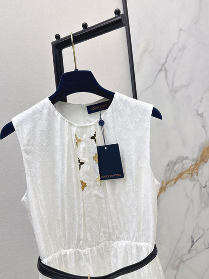 26ss Jacquard Sleeveless Dress