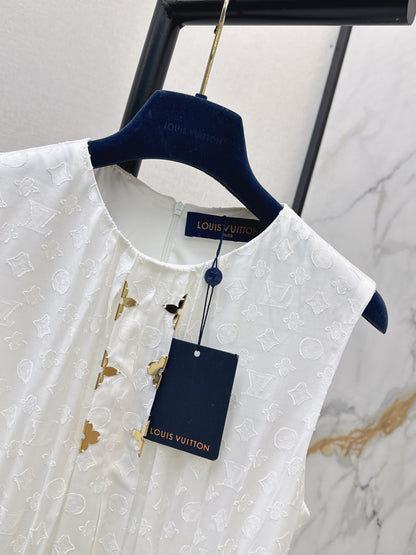 26ss Jacquard Sleeveless Dress