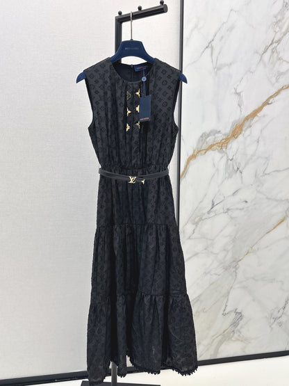 26ss Jacquard Sleeveless Dress